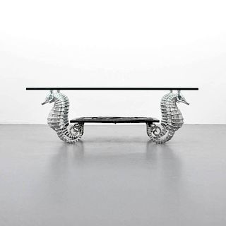 Seahorse Coffee Table, Manner of Arthur Court