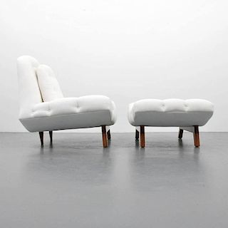 Adrian Pearsall Lounge Chair & Ottoman