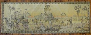 Early 20th Century French Woven Tapestry Panel/Wall Hanging with Middle Eastern Scene.