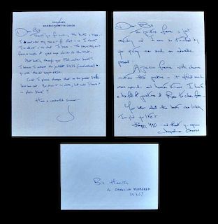 Jacqueline Kennedy Onassis Signed Notes