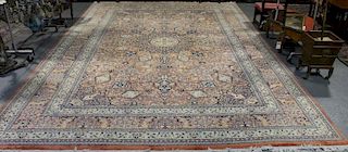 Large Antique and Finely Woven Carpet.