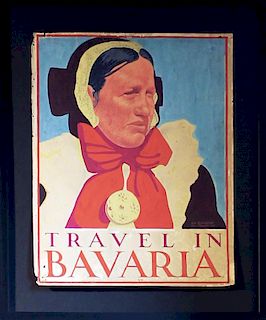 William A. Van Duzer (American, 1917-2005)Travel in Bavaria