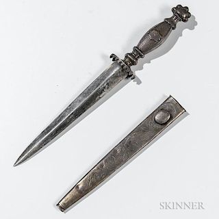 Small Silver-plated Dirk