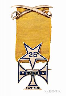 Tiffany 25th New York Cavalry Custer Medal