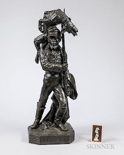 The Biter Bit   Bronze Sculpture by Karl Muller