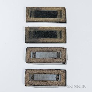 Two Pairs of Civil War Officer's Shoulder Boards