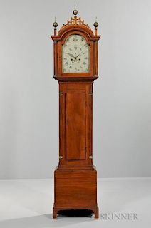 David Wood Cherry Tall Clock