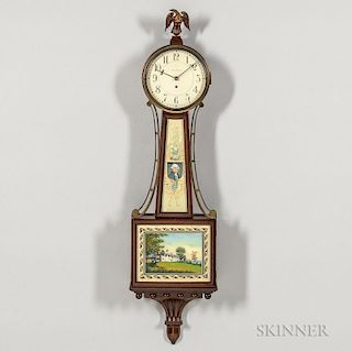 Mahogany Waltham "Banjo" Clock