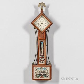 Miniature Diamond-head Wall Clock by Wayne R. Cline