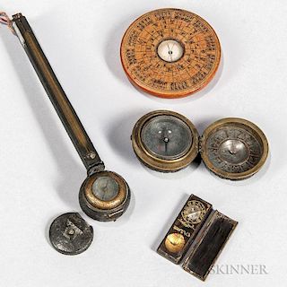 Four Japanese Compass Instruments