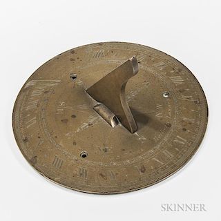 W. & S. Jones 8-inch Brass Sundial