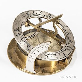 Negretti & Zambra Brass Universal Sundial