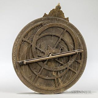 Brass Single-plate Indian Astrolabe
