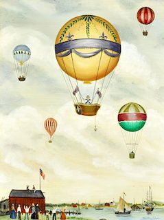 Martha Cahoon "Balloon Ride" O/B