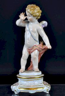 19th C. Meissen 19th C. Cherub Figurine