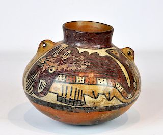 Pre-Columbian Pottery Urn/Water Bowl