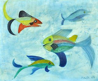 Henri H. Maik "The Japanese Fish-Gentleman" O/C