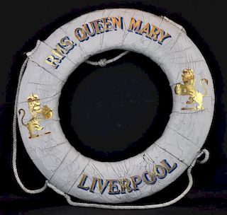 RMS Queen Mary / Liverpool Life Ring
