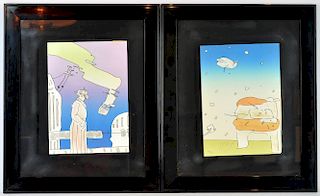 2 Peter Max Lithographs Signed & Numbered
