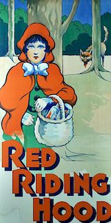 Red Riding Hood Large Theater Poster 1920's