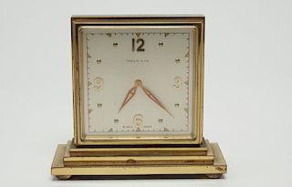 Vintage Tiffany & Co. Clock, Brass, Double-Sided