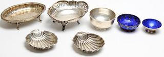Sterling Silver Dishes, 7 Assorted inc. Danish