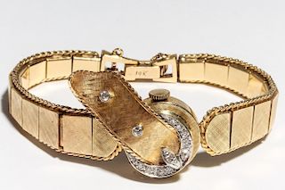 Lafemme 14K Gold & Diamond Woman's Watch