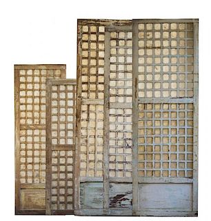 Antique Filipino Capiz Shell-Inlaid Doors, 5