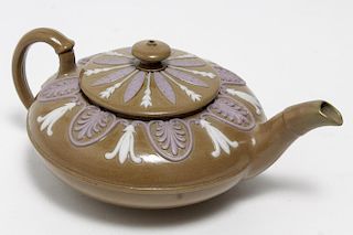 Wedgwood Jasperware Yixing-Style Teapot, Tri-Color
