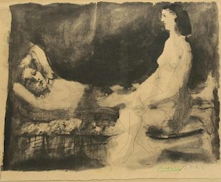 Pablo Picasso (Spanish, 1881-1973)- Aquatint Print