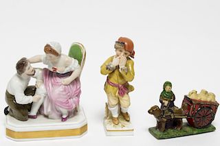 German Porcelain Miniature Figures, inc. KPM, 3