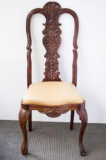 Queen Anne-Style Side Chair, in the Irish Manner