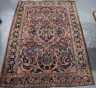 Vintage Sarouk Scatter Carpet.