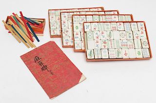 Chinese Mah-Jongg Game, Vintage 1923