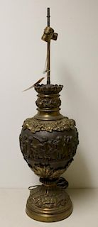 Fine Quality Patinated and Gilt Bronze Urn Form