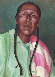 Portrait of Tony Mirabal by Ralph Douglass
