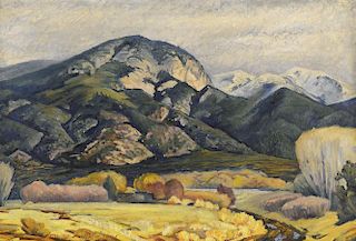 Taos Mountain Landscape by Martin Shaffer