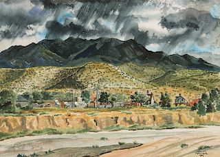 New Mexico Landscape by Helmuth Naumer