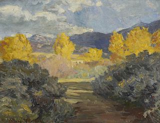 Untitled (New Mexico Landscape) by Sheldon Parsons