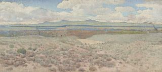 Historic Panorama, Albuquerque, New Mexico by Carl Redin