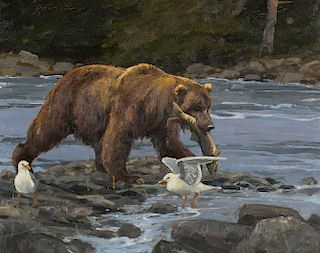 Fall Salmon Run by Luke Frazier