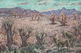 Desert Landscape by George Biddle