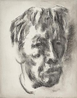 Sad Sack (Self-Portrait) by Howard Cook