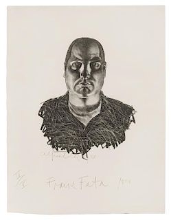 * Alfred Leslie, (American, b. 1927), Portrait of Frank Fata, 1974