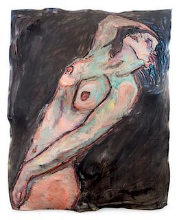 * Judith Rifka, (American, b. 1945), Nude on Black