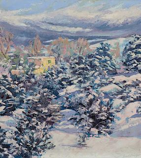 Adobe in Snow by Cyrus Baldridge