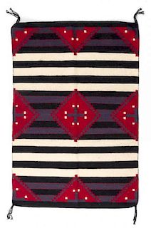 A Navajo Rug by Sadie Curtis 33 x 25 inches