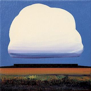Dan Namingha, (American, b. 1950), Desert Cloud