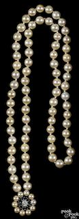 Cultured pearl necklace