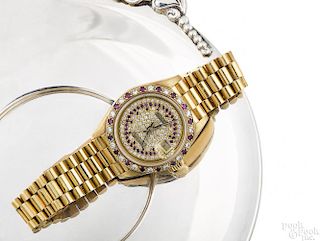 18K yellow gold Rolex wrist watch